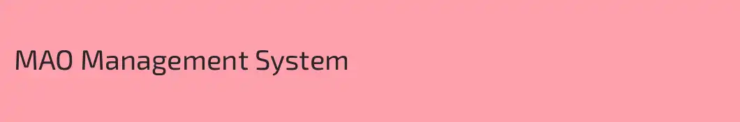 MAO Management System